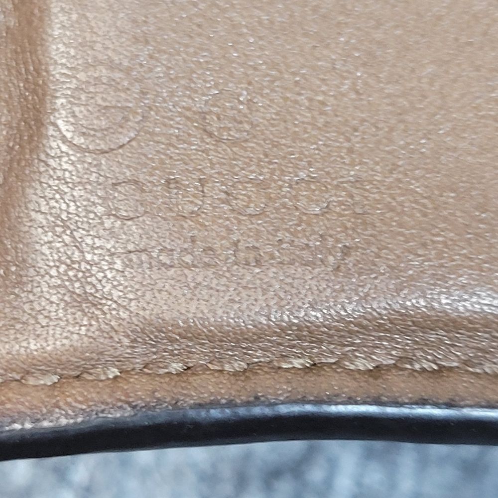 Gucci Microguccissima Men's Brown Leather GG Bifold Coin Wallet 292534 - Picture 9 of 11